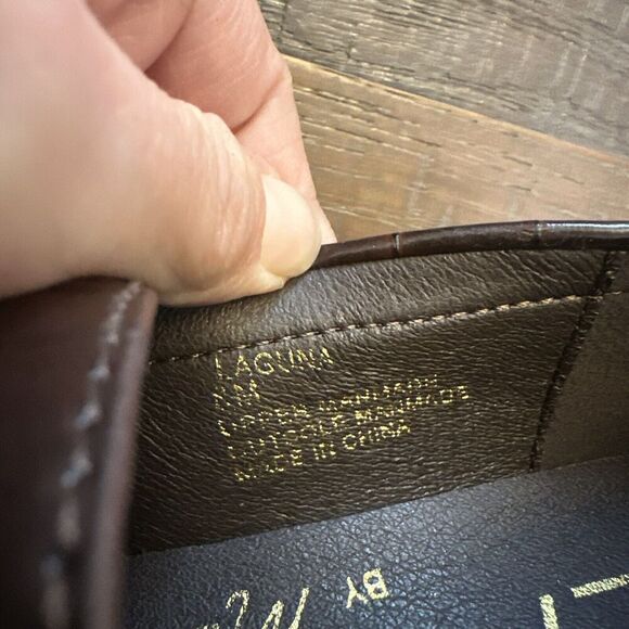 Matisse Brown Croc-Embossed Loafers - Picture 12 of 12